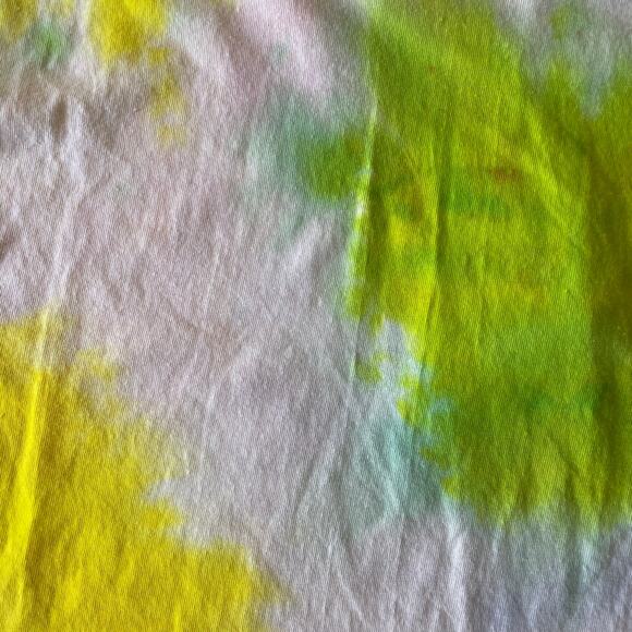 Tie Dye T-shirt -  Mandala Ice Dye - Pink Orange Unique - Men's Women's Medium - Picture 10 of 11